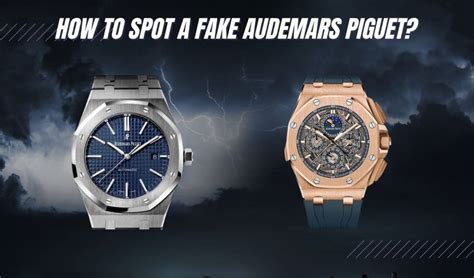 how to tell fake audemars piguet